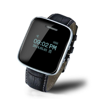 喜木 智能手表 来电微信短信提醒蓝牙运动健康手环腕表 安卓/IOS通用蓝牙连接电子表 黑色